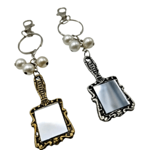 Llavero Espejo de Mano con Mosqueton