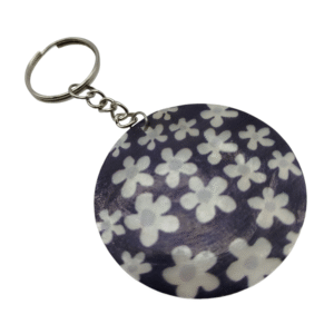 Llavero Nacar Blanco y Negro