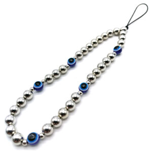 Straps Bolitas Plateadas con Ojos