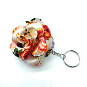 Llavero Flor de Tela