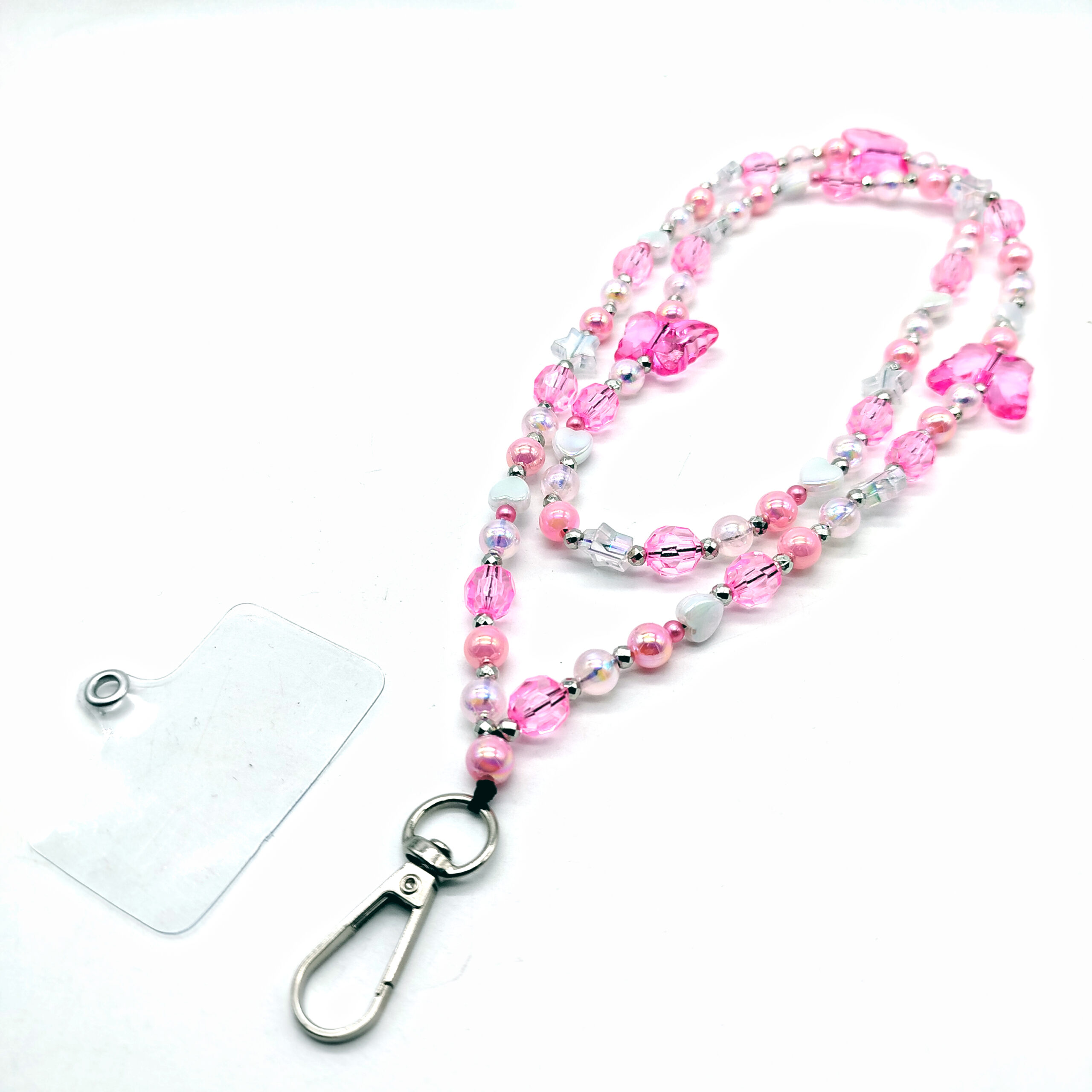 Colgante Collar Con Componentes Surtidos Mariposa - Incluye Adaptador Universal Para el Celular