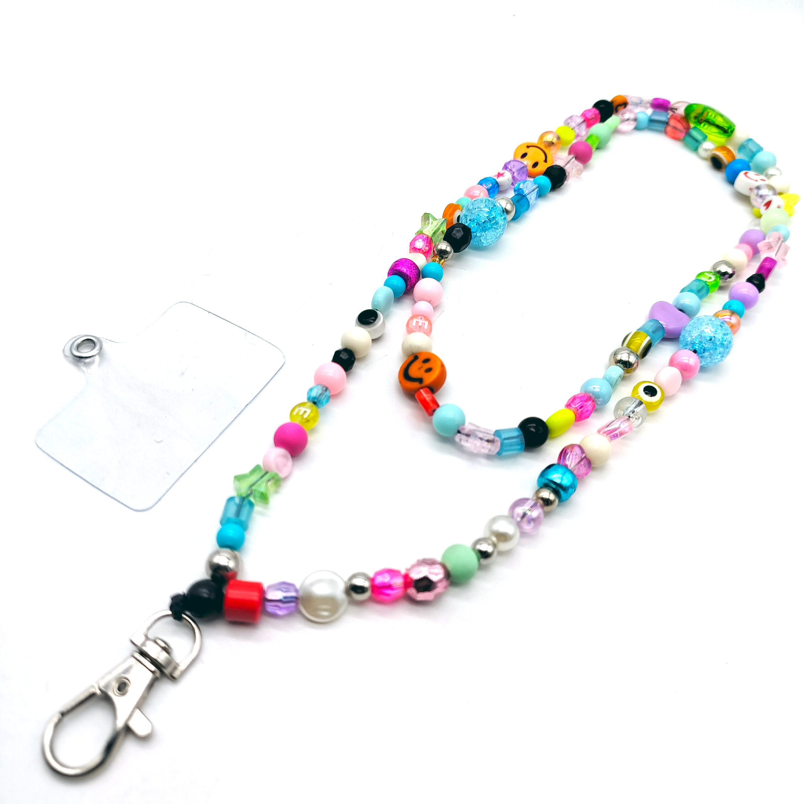 Colgante Collar Con Componentes Surtidos Multicolor - Incluye Adaptador Universal Para el Celular