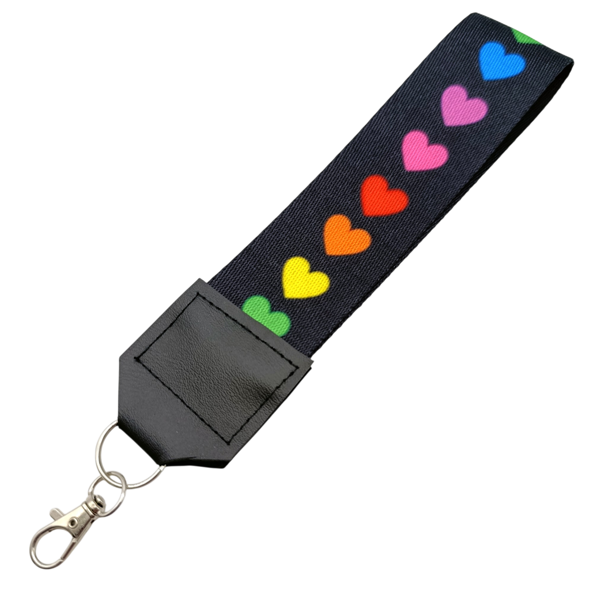 Strap Correa Para Celular Corazones Multicolor – Incluye Adaptador Transparente