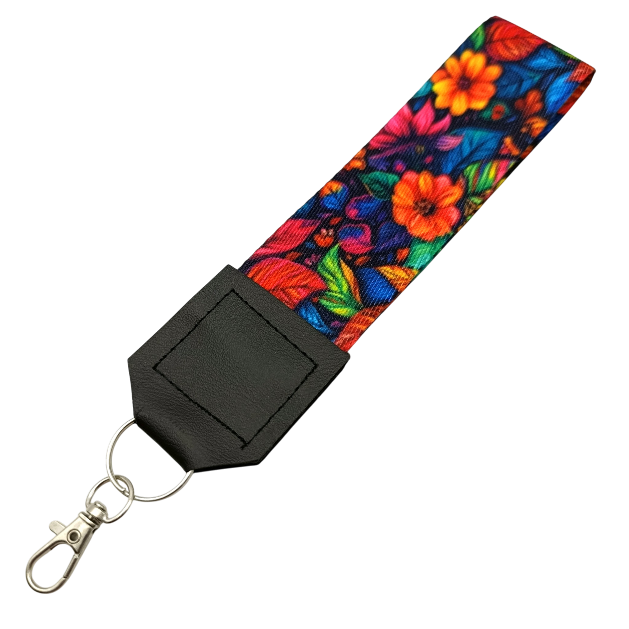 Strap Correa Para Celular Flores Multicolor 2.0 – Incluye Adaptador Transparente
