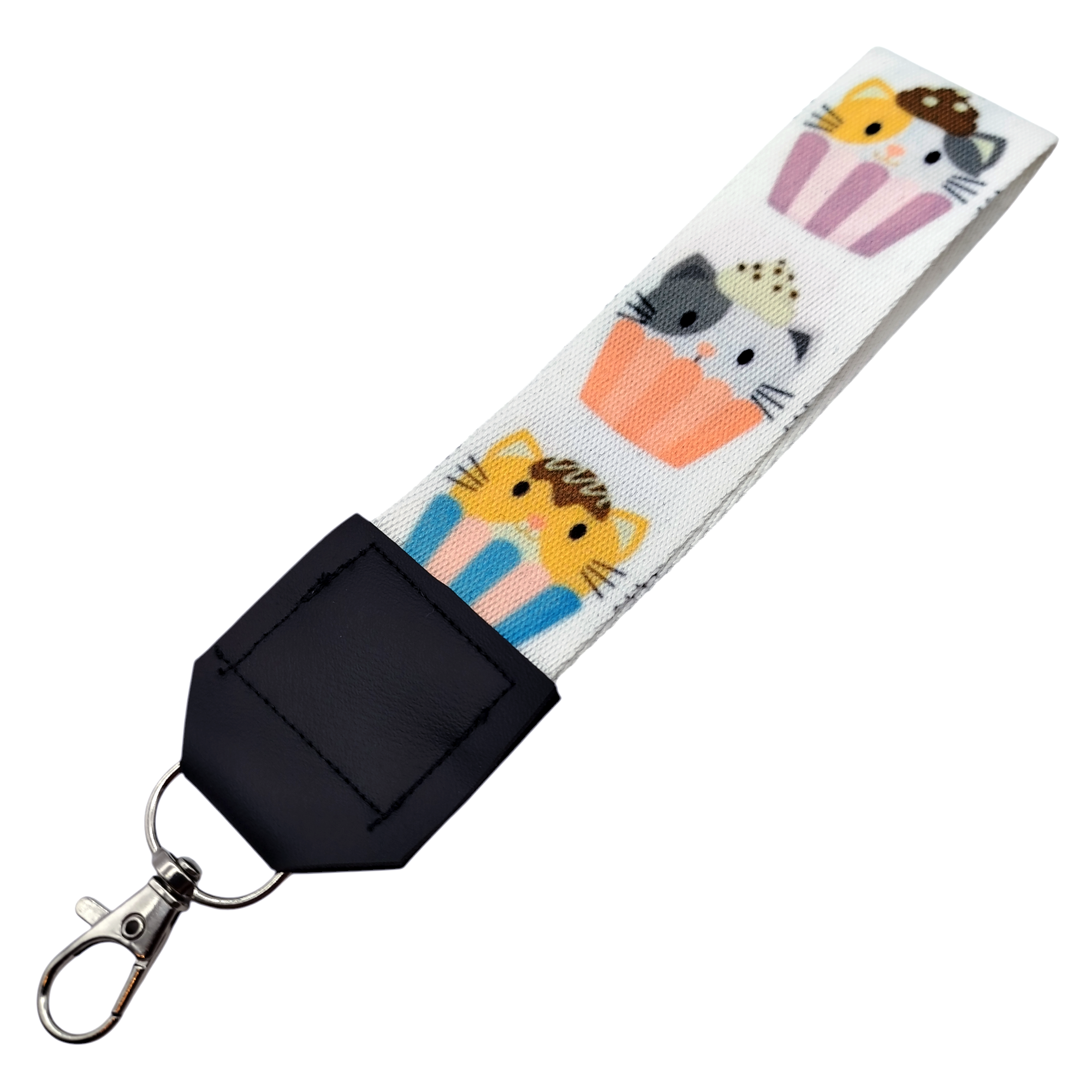 Strap Correa Para Celular Gato Cupcake – Incluye Adaptador Transparente