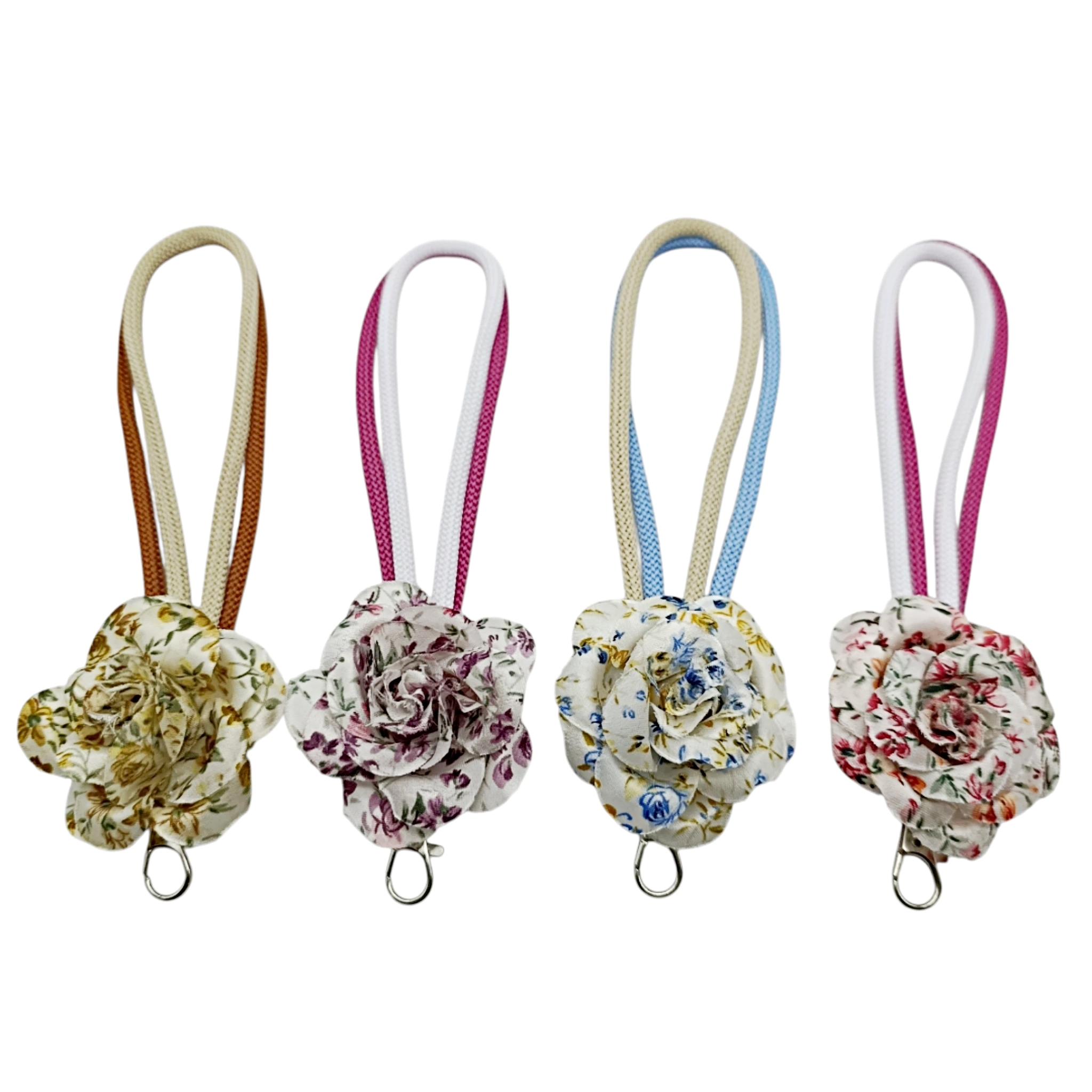 Strap Con Flor Liberty - Incluye Adaptador Universal Transparente