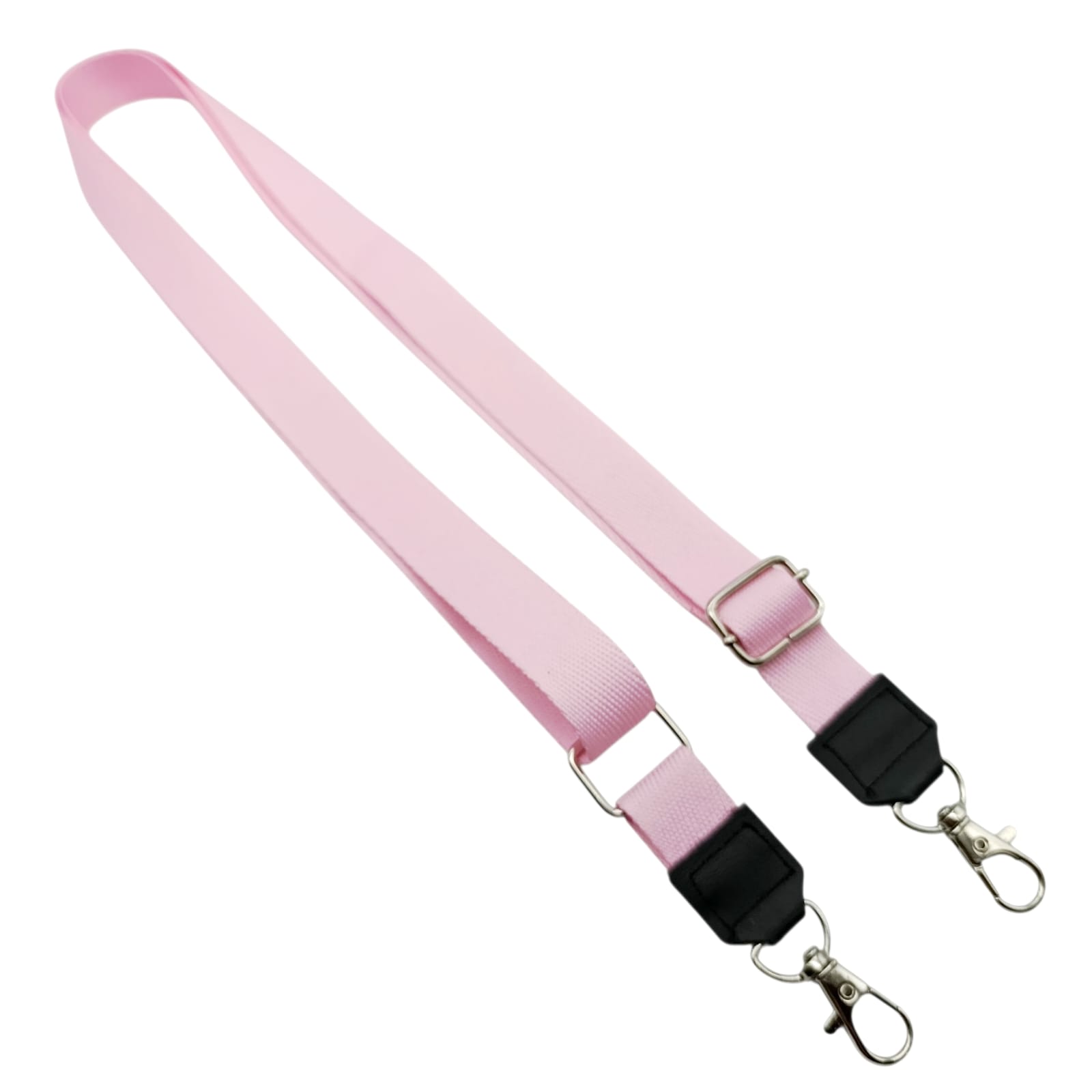 Correa Rosa Ultra Delgada Regulable para Celular - Muy Larga - Incluye Adaptador Universal Transparente