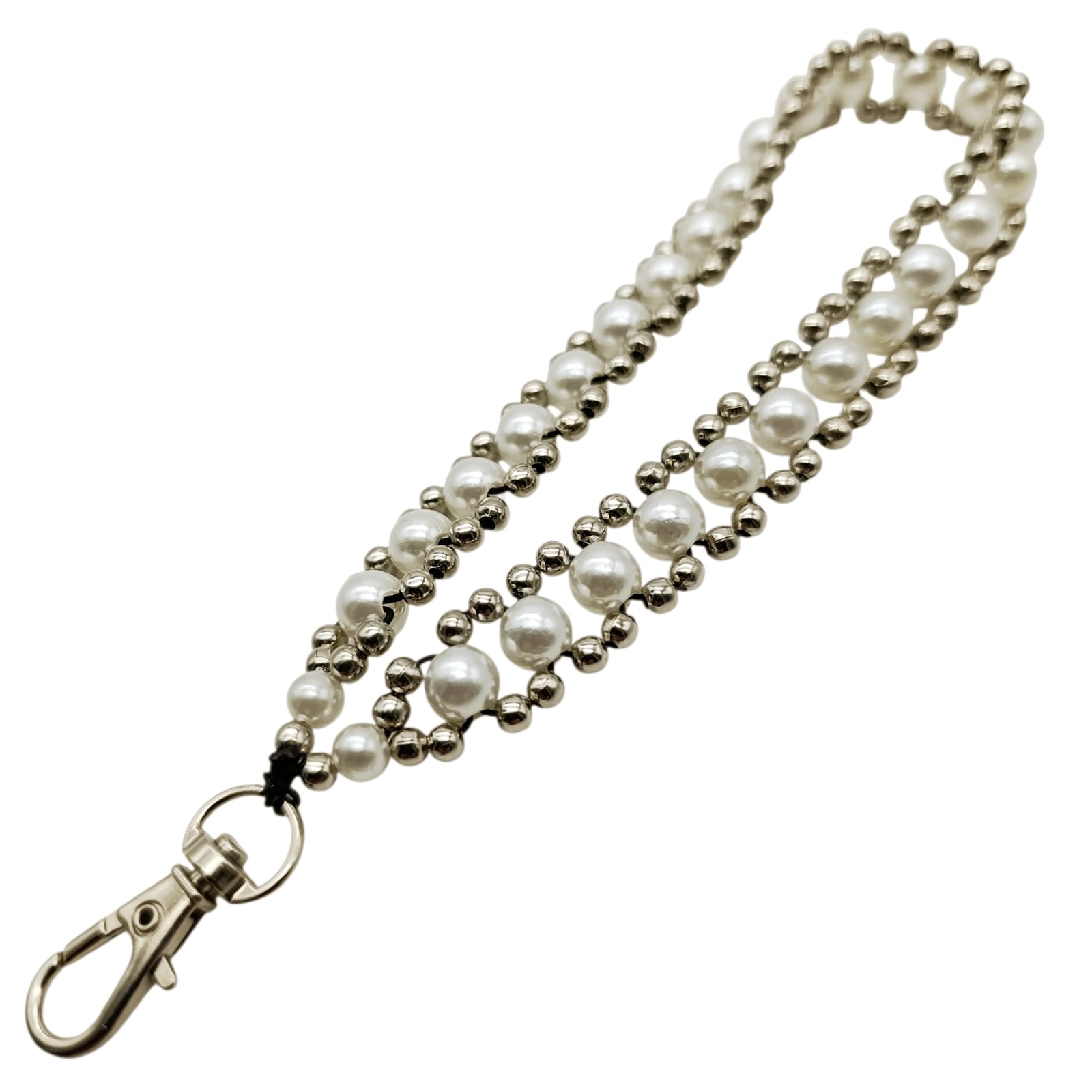 Strap 2 Lineas de Perlas - Incluye Adaptador Universal Transparente